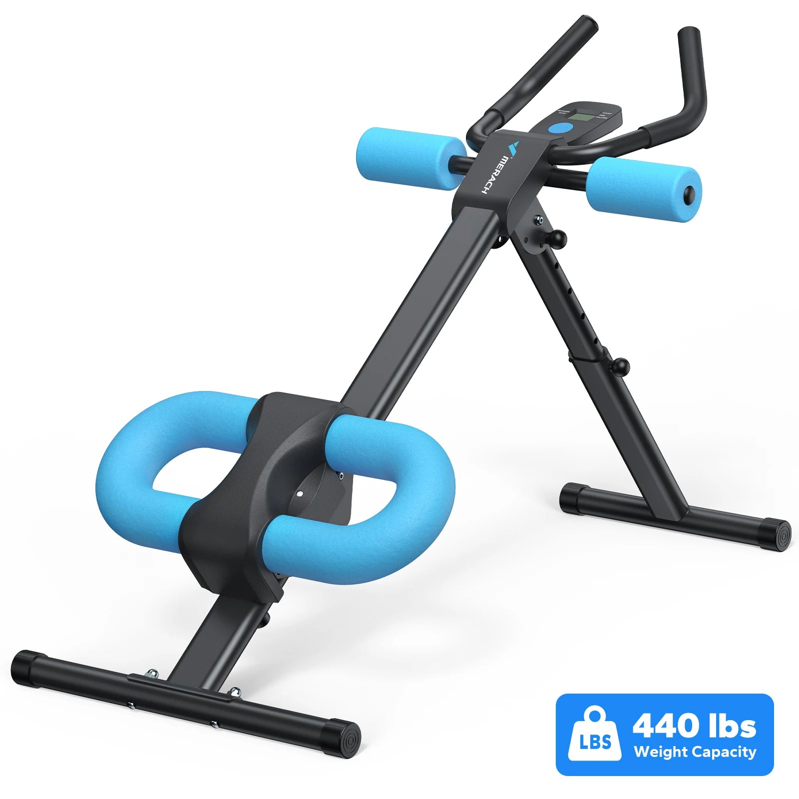 Ab Machine Adjustable Trainer Workout Foldable Abdominal Exercise Machine Core Ab Exercise System Trainer