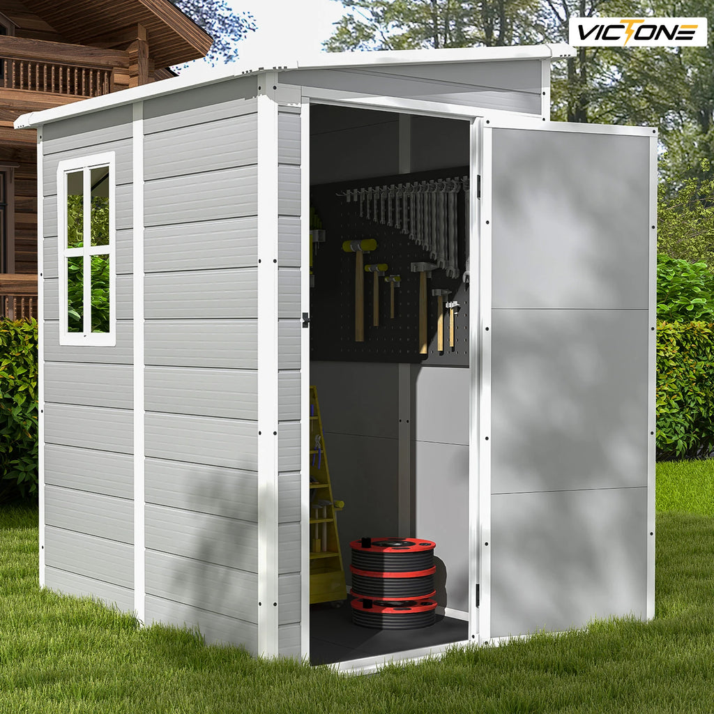 5x4 Plastic Outdoor Storage With Floor