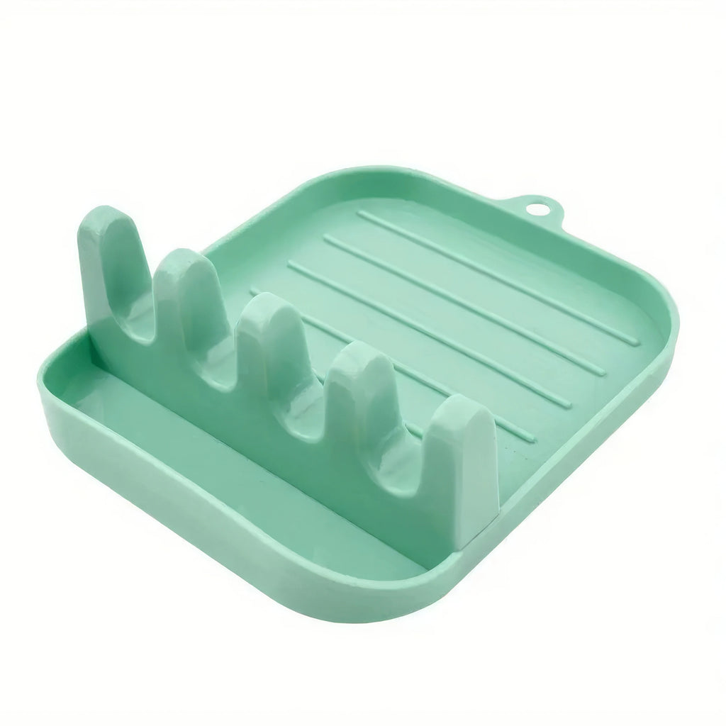Green Cutlery Rack, Kitchen Dish Drain Rack, Suitable for Kitchen Chopsticks & Kitchenware