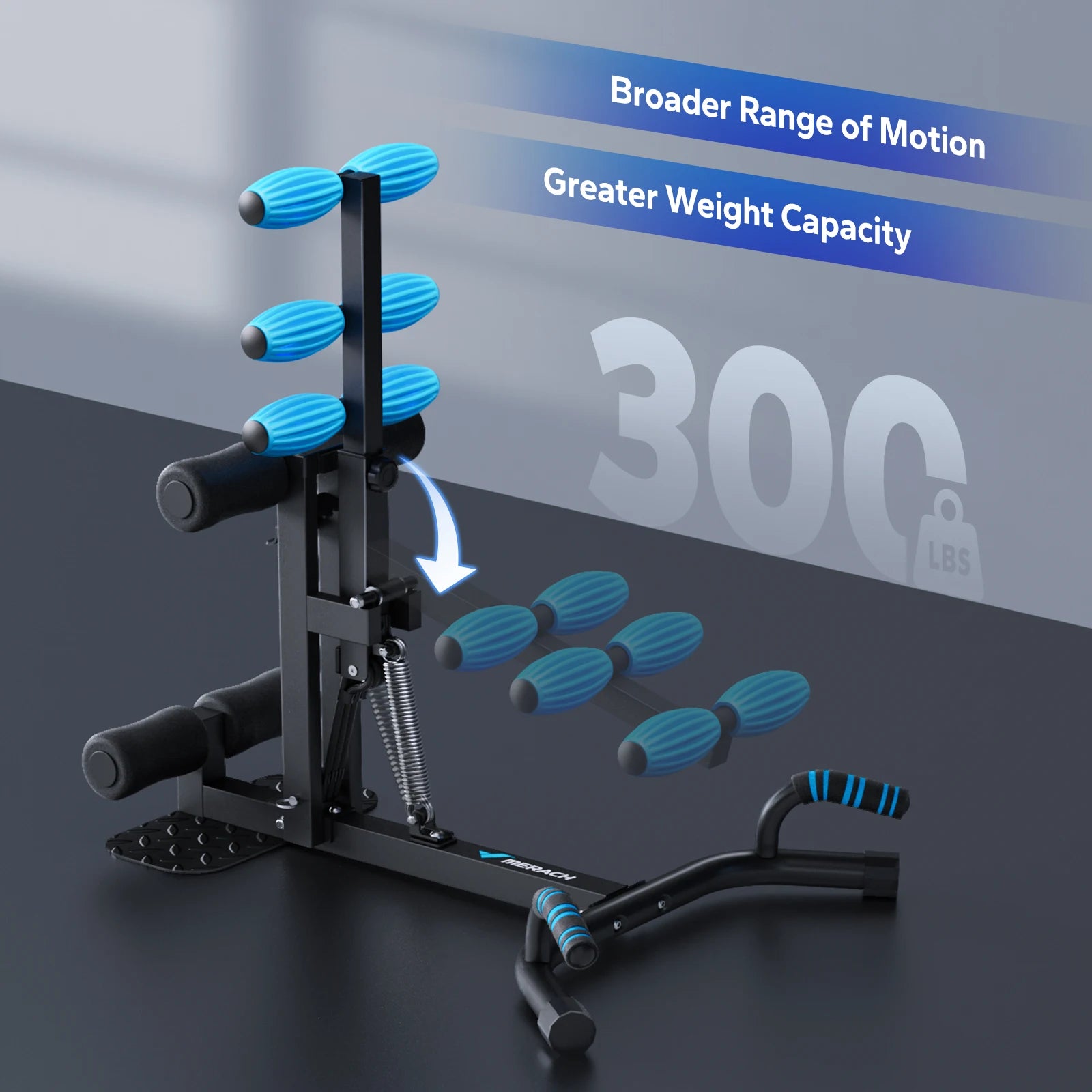 Deep Squat Multifunctional Machine with Adjustable Glutes & Core Trainer