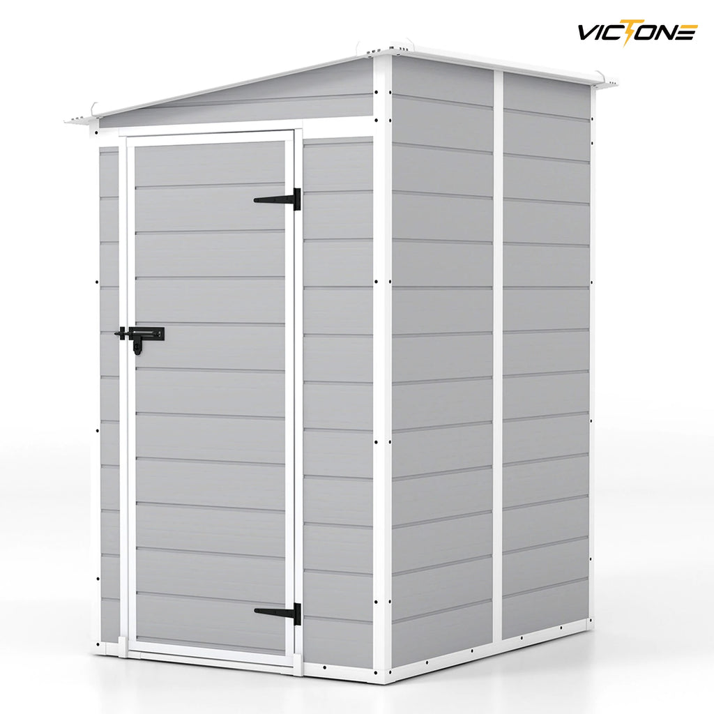 5x4 Plastic Outdoor Storage With Floor