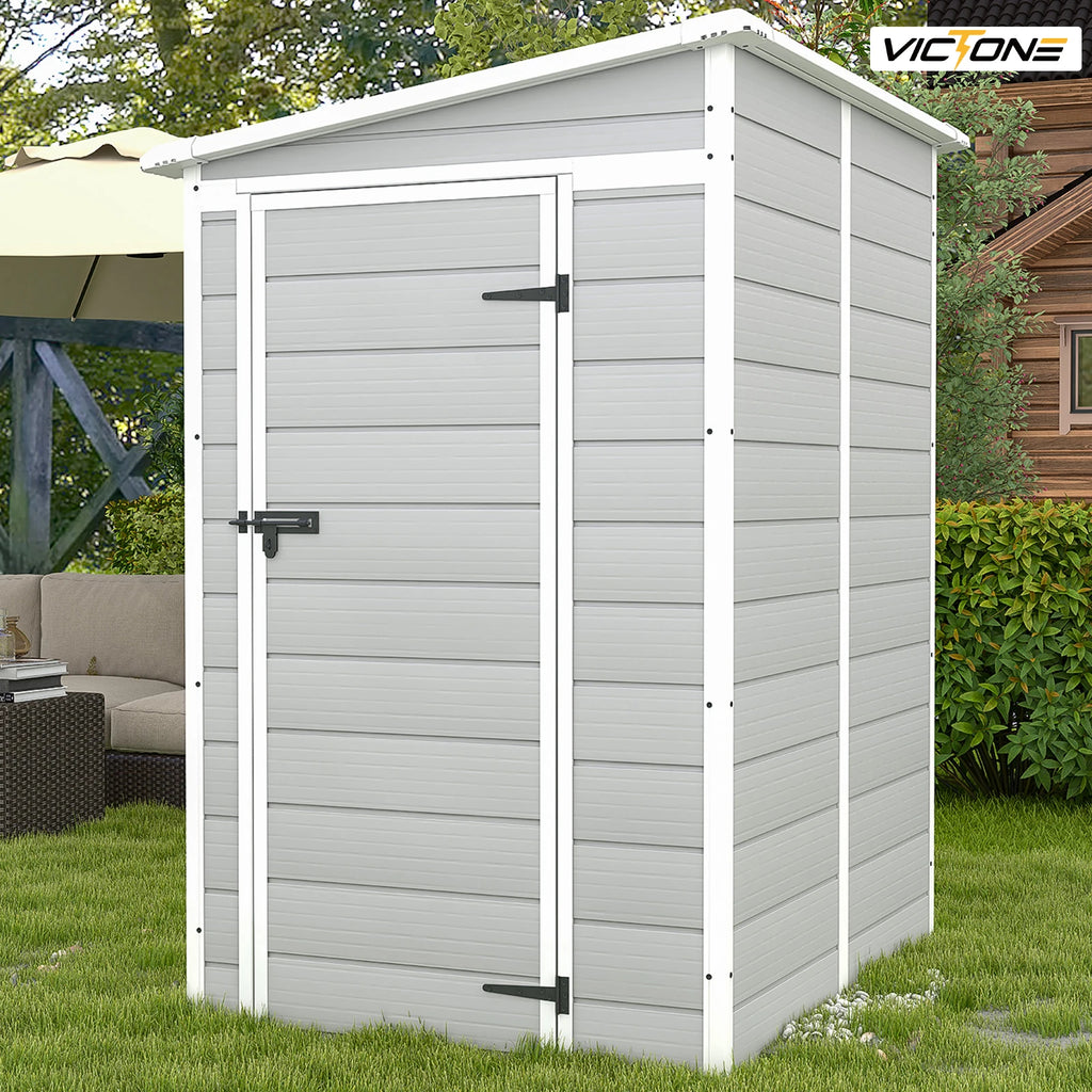 5x4 Plastic Outdoor Storage With Floor