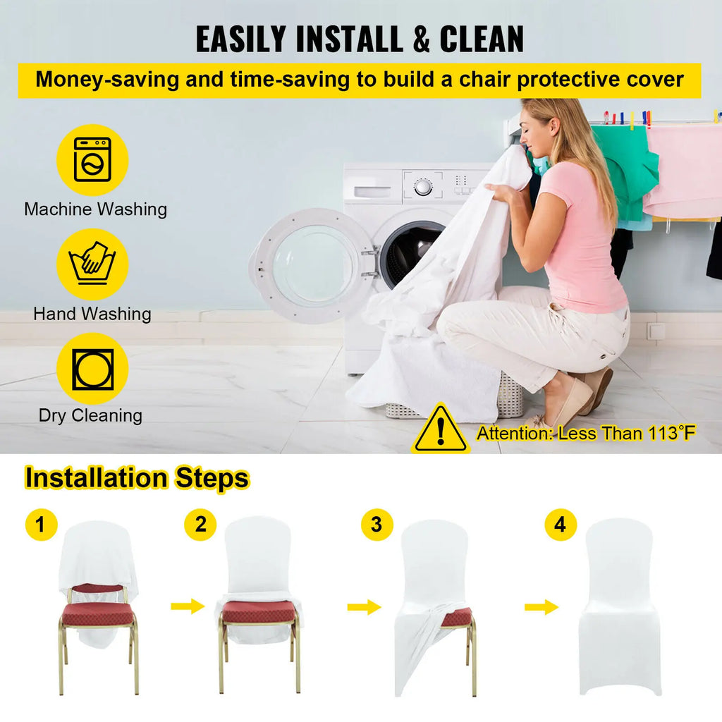 Chair Cover Spandex Stretch Slipcover for Chairs
