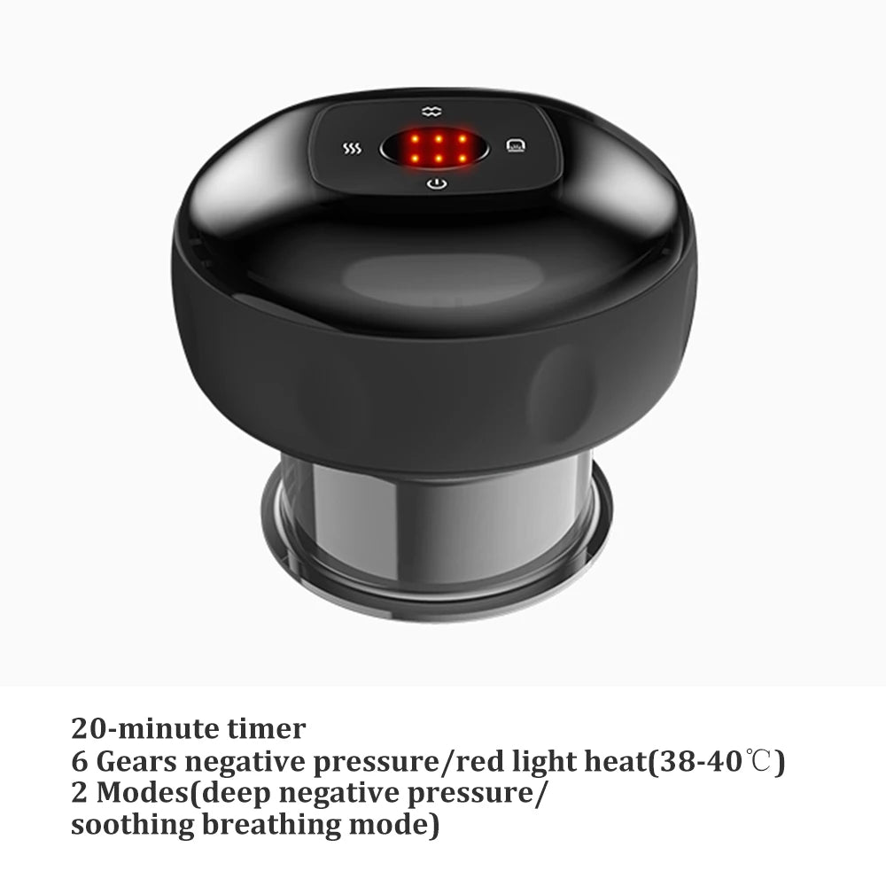 Smart Cupping Vacuum Massage Jars Heating Electric Cupping Therapy for Body