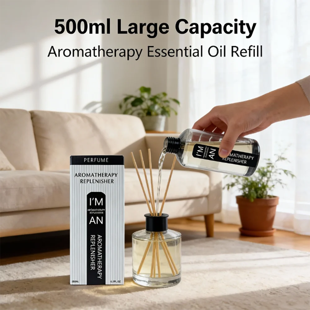 500ML Flameless Aromatherapy Essential Oil for Humidifier