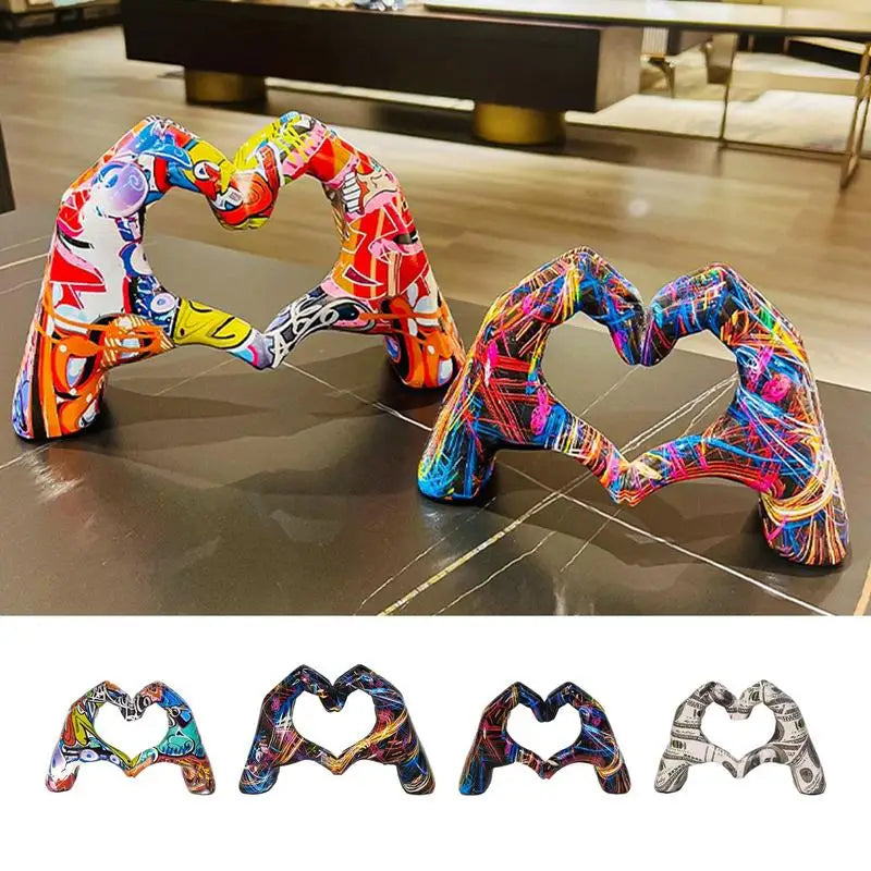 Colorful Love Gesture Fixture for Mental Relief