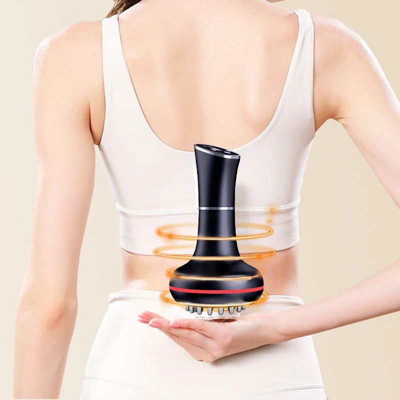 Electric Meridian Shoulder and Neck Massager Scraping Instrument to Relax the Muscles of the Whole Body
