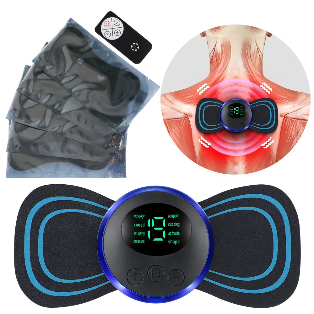 Remote Control Smart Electric Neck Massager Set