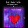 400 LED Smart Curtain String Lights with App Remote Control Music Sync String Outdoor Lights