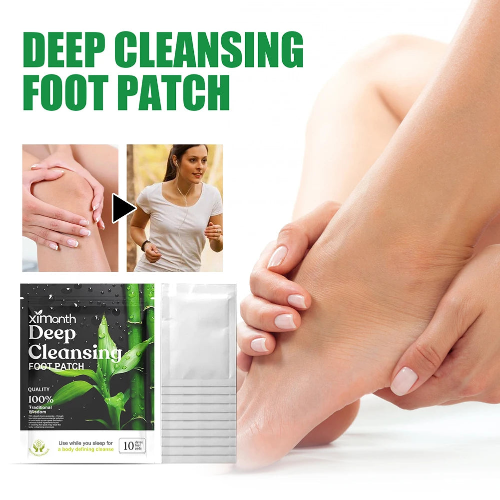 10-100PCS Detox Foot Patches Stress Relief Feet Deep Sleep Herbal Detox Sticker