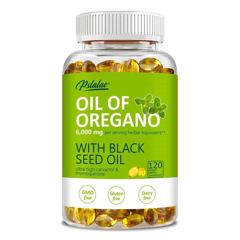 Oregano Oil Softgels - with Oregano & Black Seed Oil