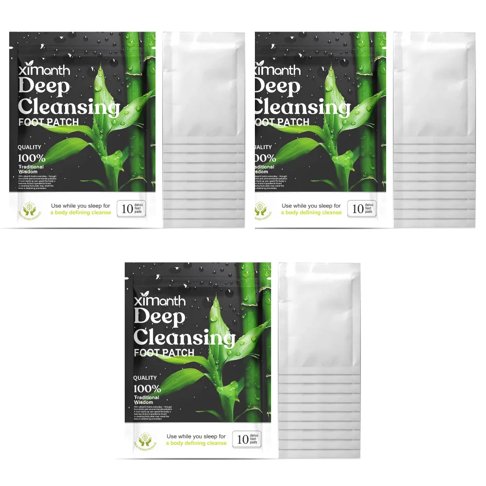 10-100PCS Detox Foot Patches Stress Relief Feet Deep Sleep Herbal Detox Sticker