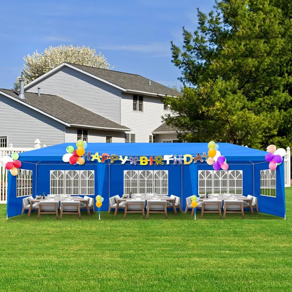 Party Tent with 8 Removable Sidewalls and 2 Doors