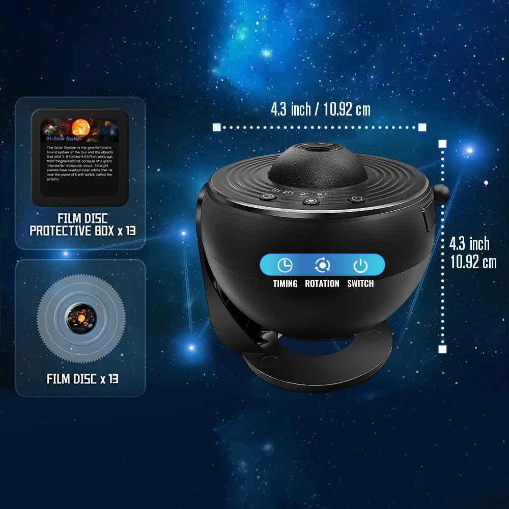 Galaxy Projector, Planetarium Star Projector Sky Night Light ,Solar System Constellation Moon