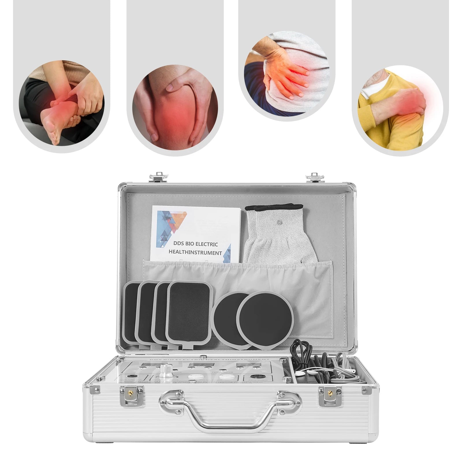 Bioelectric Therapy Machine Pulse Meridian Massager with 10 Modes