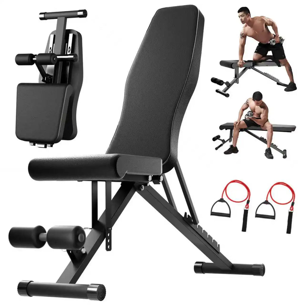 Adjustable Multifunctional Foldable Weight Bench for Full Body Workout