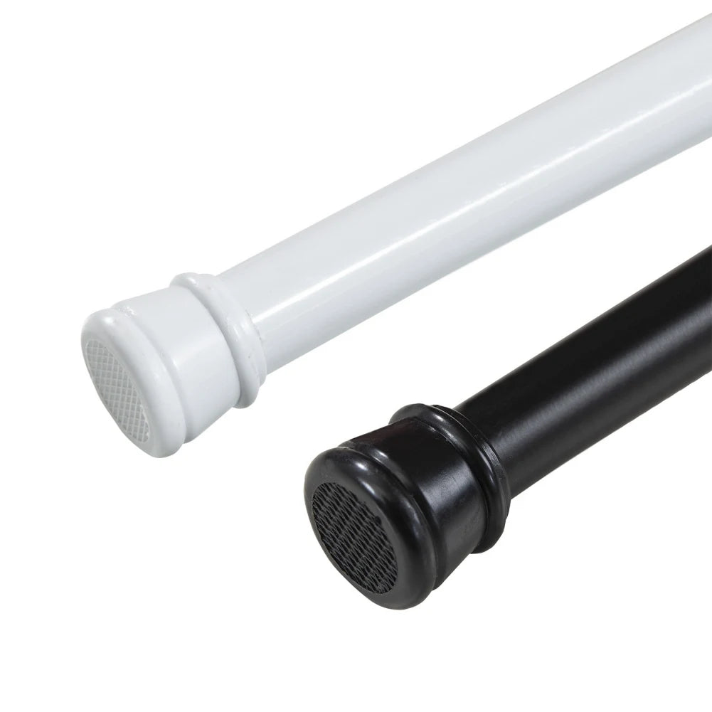 Adjustable Rod Metal No-Drill Multi-function Shower Curtain Rod Clothes Hanging Rod