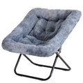 Large Size Folding Lounge Chair with Padded Seat