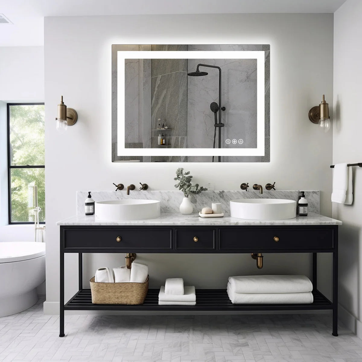 LED Bathroom Vanity Mirror or Backlit For Living Room