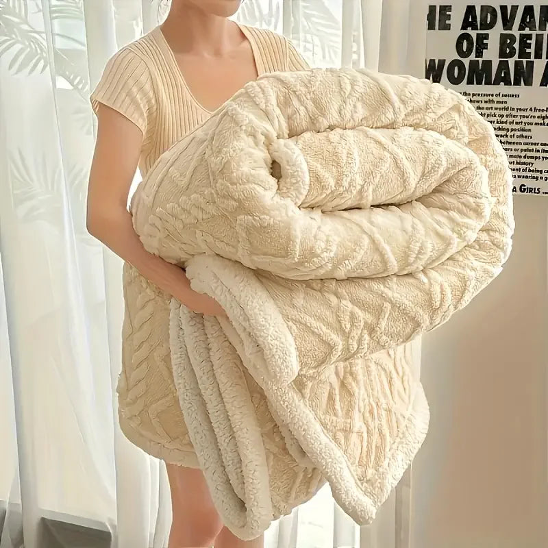 Weighted Blanket 10lbs for Adults- Soft, Warm, and Thickened Calm Blanket for Ultimate Comfort