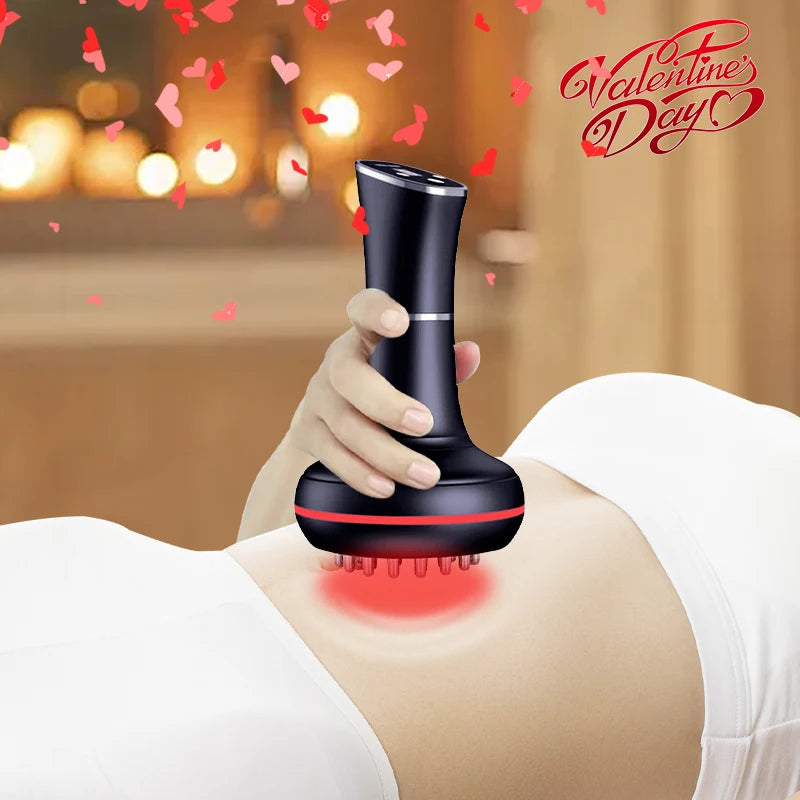Electric Meridian Shoulder and Neck Massager Scraping Instrument to Relax the Muscles of the Whole Body