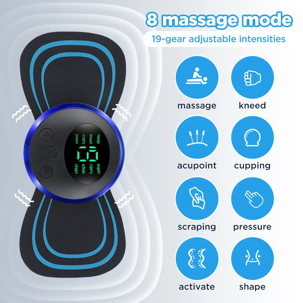 Remote Control Smart Electric Neck Massager Set