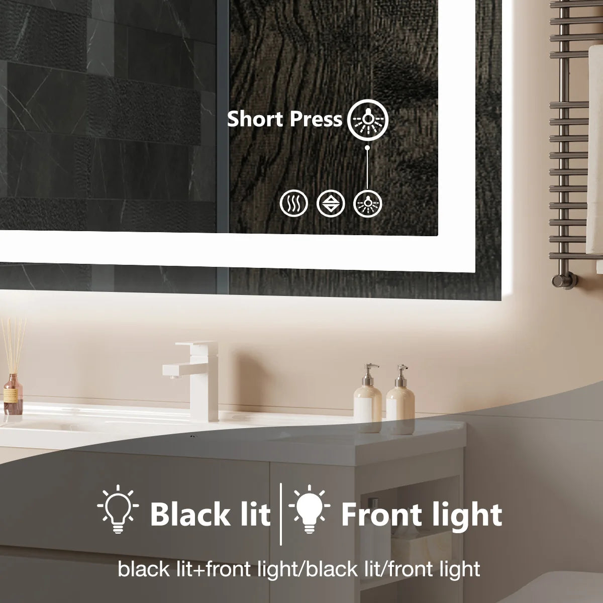 LED Bathroom Vanity Mirror or Backlit For Living Room