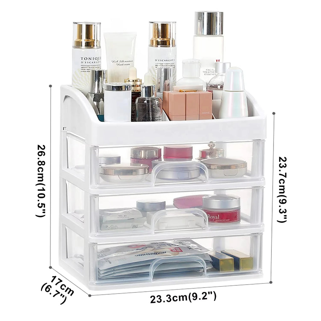 Desktop Storage Box Storage Drawer Hair Decoration Multi-layer Storage Cabinet for Cosmetics