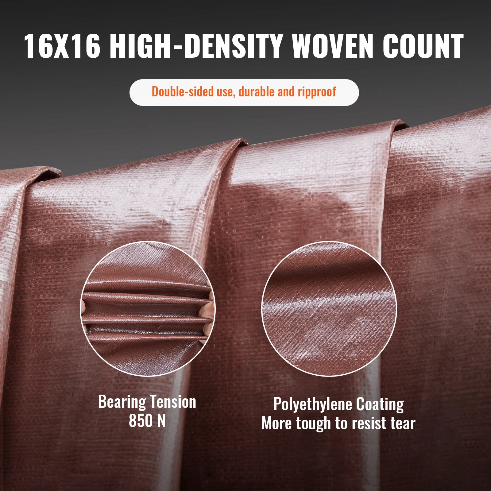 Heavy Duty Tarp Waterproof  Tarps Cover Multi-Purpose