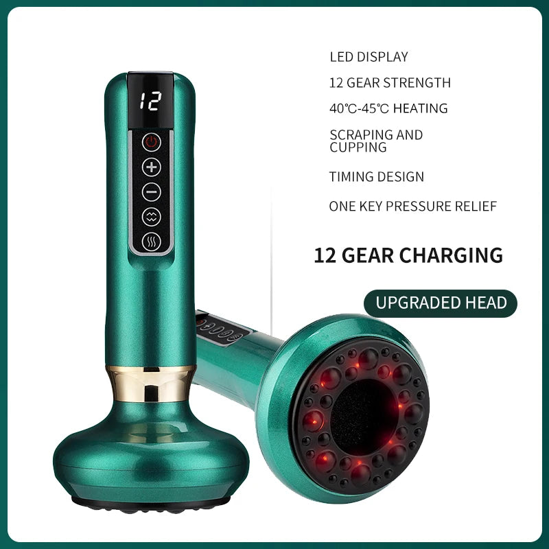 Smart Cupping Vacuum Massage Jars Heating Electric Cupping Therapy for Body