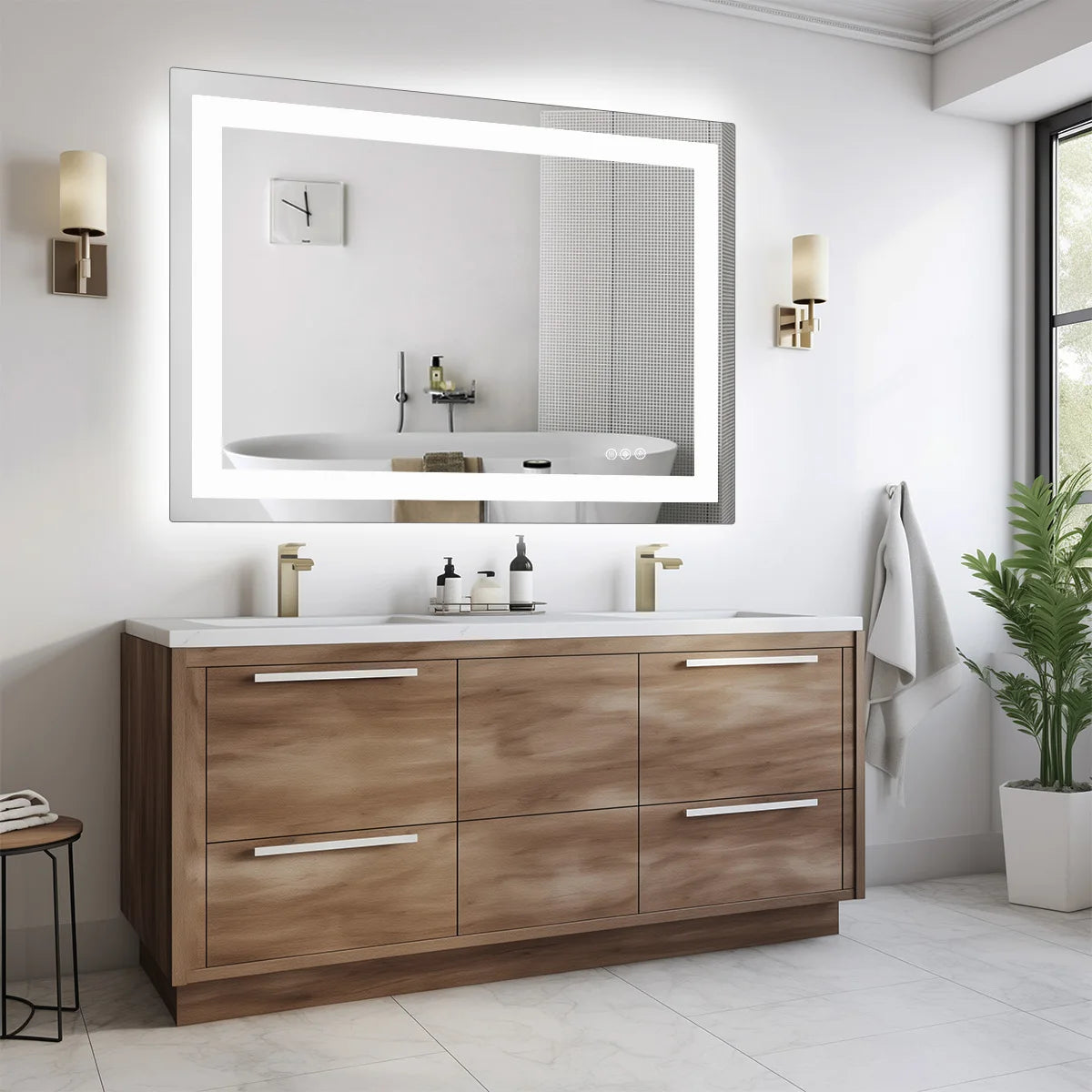 LED Bathroom Vanity Mirror or Backlit For Living Room