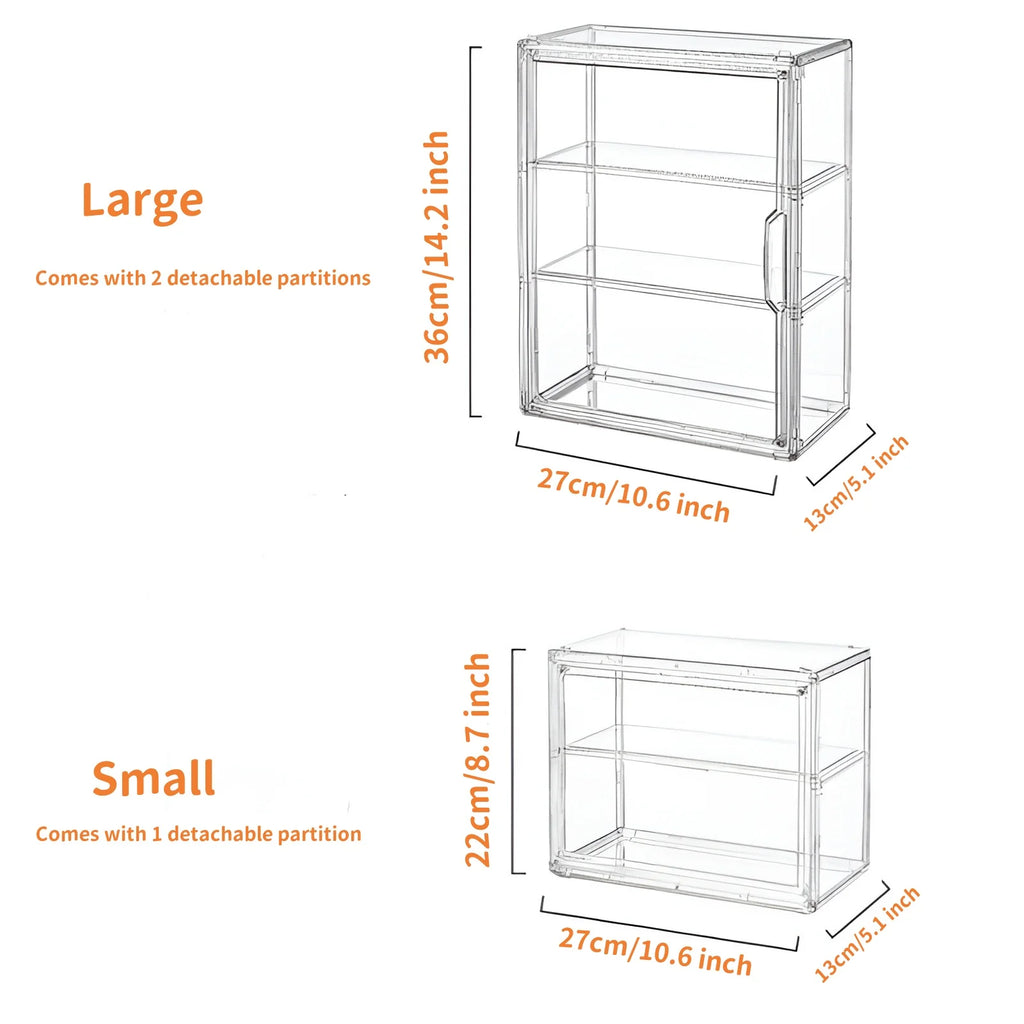 Blind Box Storage Display Box Transparent Display Organizer Case For Figurine Wall Mounted Collectibles