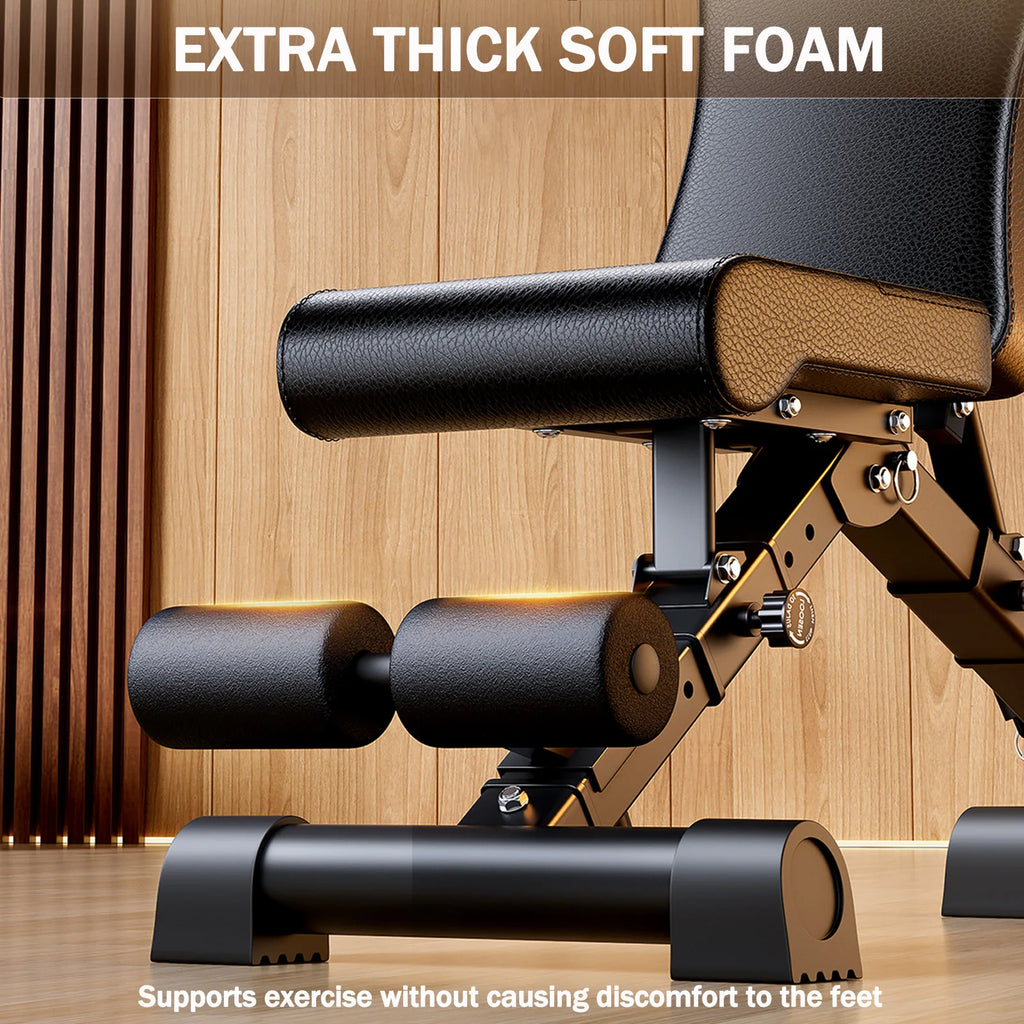 Adjustable Multifunctional Foldable Weight Bench for Full Body Workout