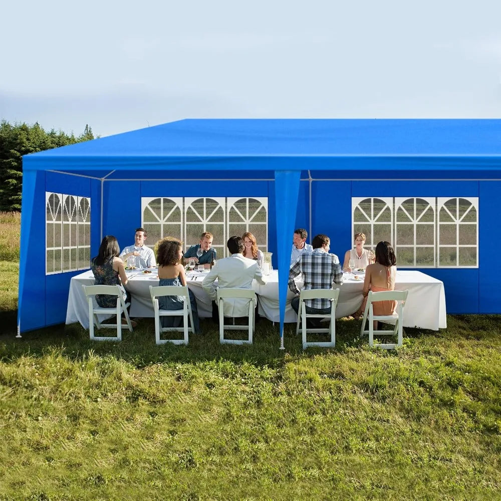 Party Tent with 8 Removable Sidewalls and 2 Doors