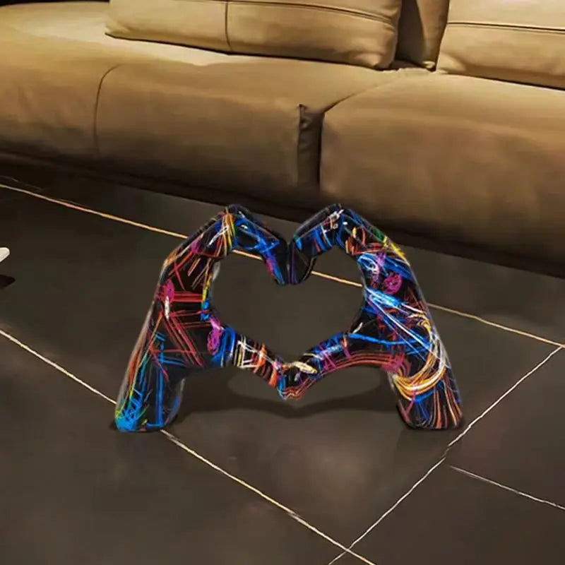 Colorful Love Gesture Fixture for Mental Relief