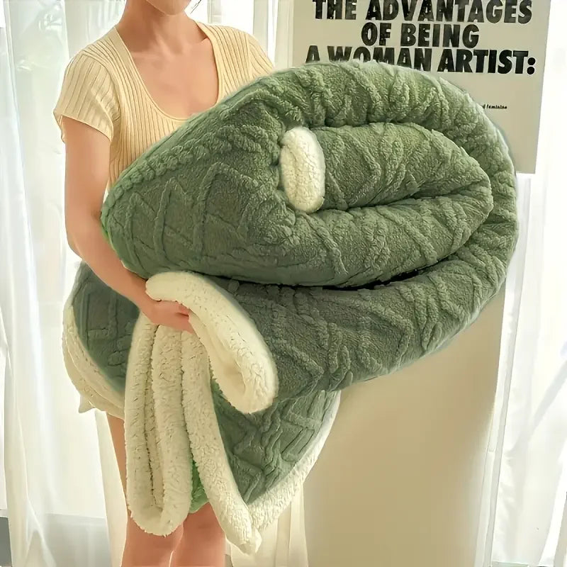 Weighted Blanket 10lbs for Adults- Soft, Warm, and Thickened Calm Blanket for Ultimate Comfort