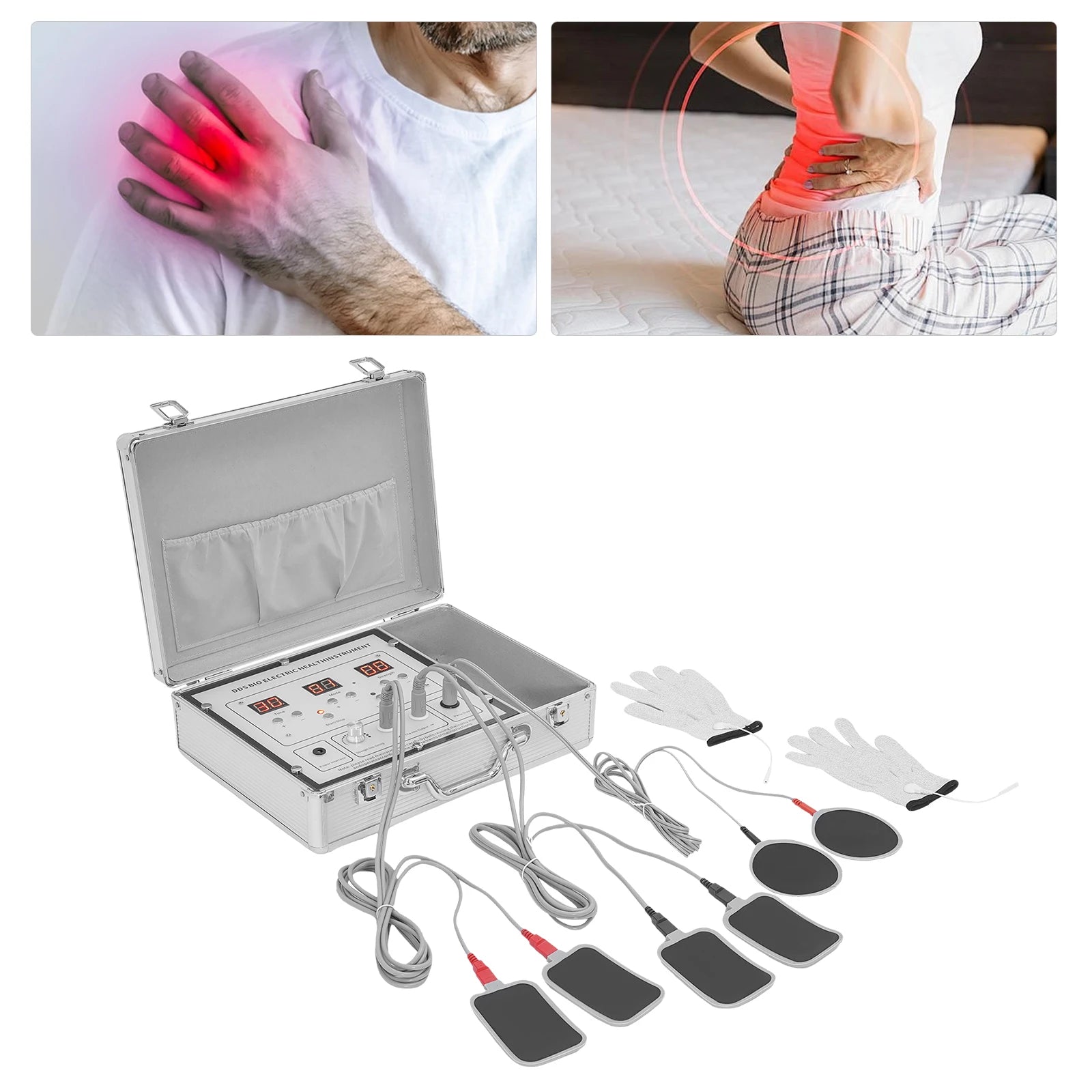 Bioelectric Therapy Machine Pulse Meridian Massager with 10 Modes