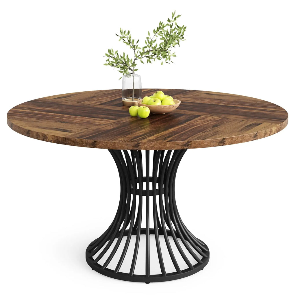 Round Dining Kitchen Table for 4-6 People