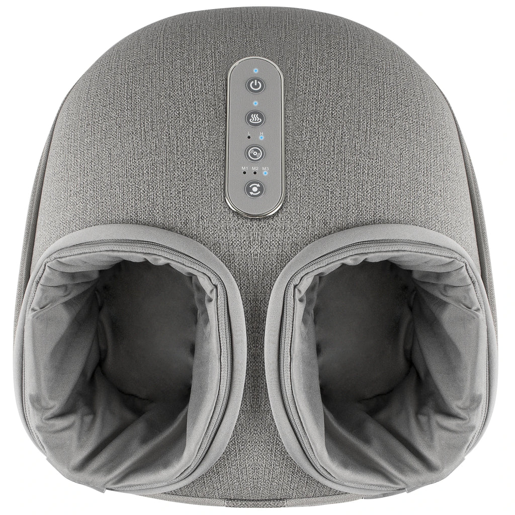 Foot Massager Heating Therapy Adjustable Shiatsu Deep Kneading Roller Muscle Relaxation for Pain Relief