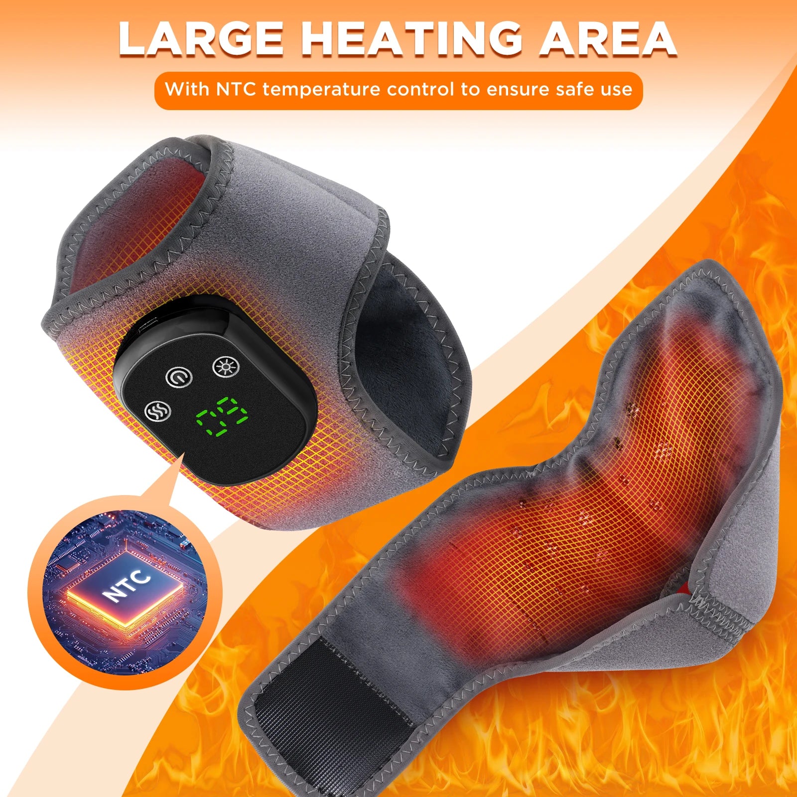Electric Ankle Vibration Therapy, Foot Ankle Wrist Joint Protection Pain Wrap