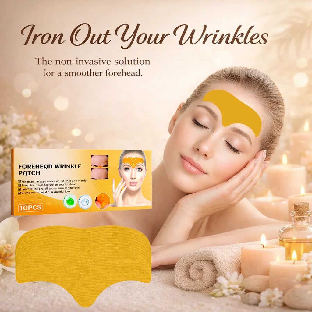 10Pcs Facial Smoothing Strips for Anti Wrinkle with Jojoba Oil Skin Lift