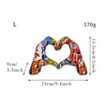 Colorful Love Gesture Fixture for Mental Relief