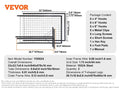 Gridwall Display Racks Double Side Panels for Art Craft Shows Retail Shop w/ Hooks