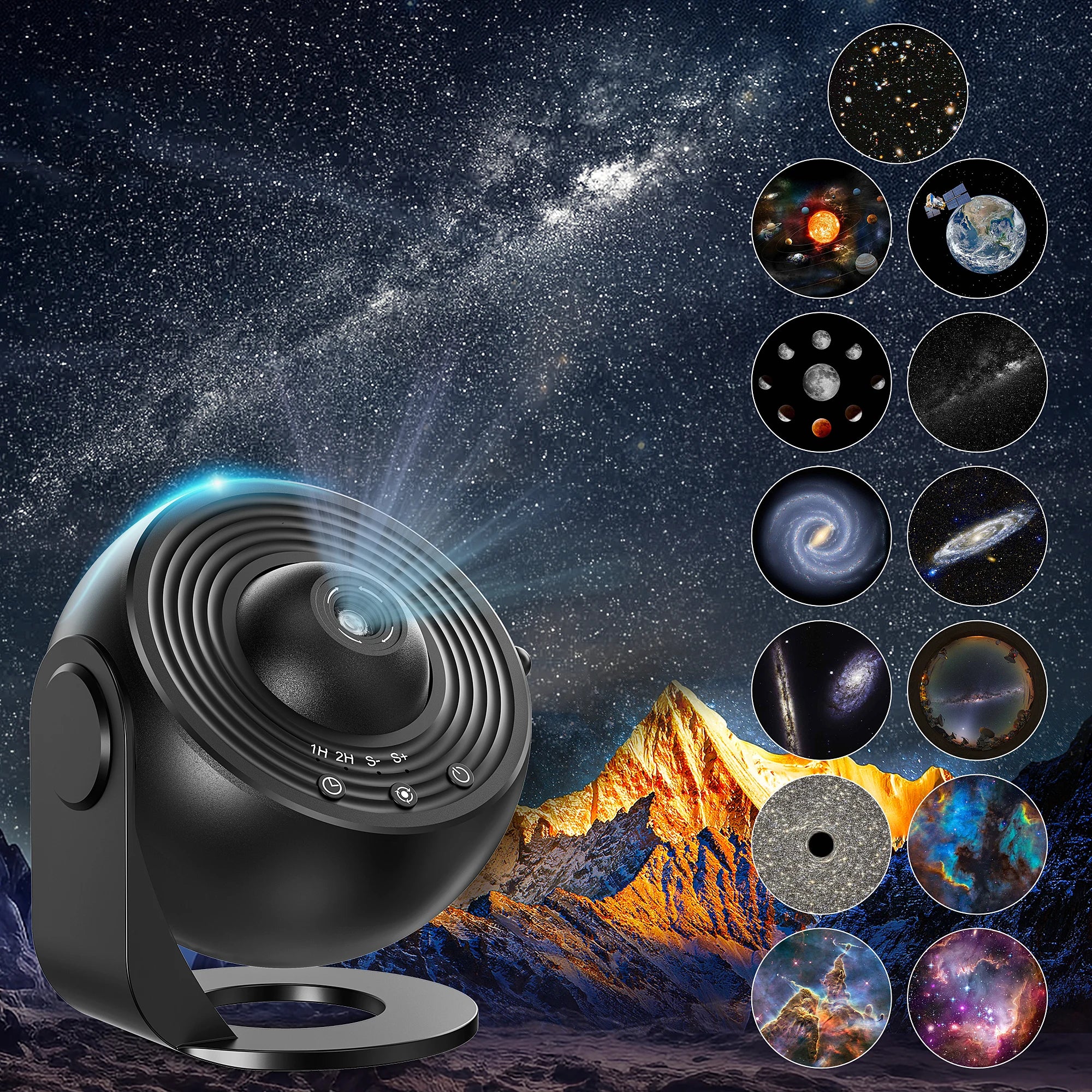 Galaxy Projector, Planetarium Star Projector Sky Night Light ,Solar System Constellation Moon