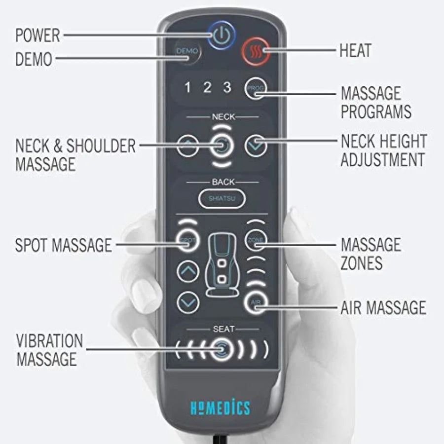 Gentle Touch Deluxe Shiatsu Neck, Shoulder and Back Massage Cushion with Heat