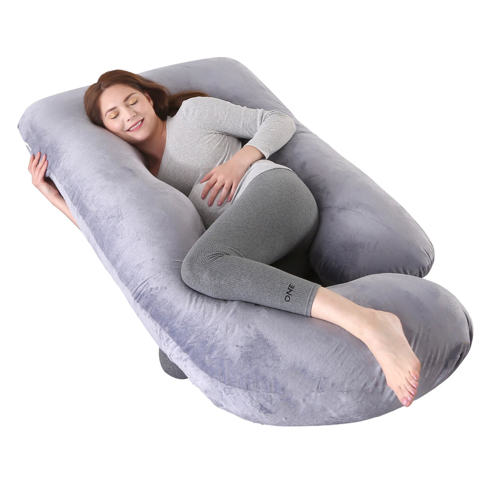 Pillows for Sleeping, G Shaped Full Body Pillow with Removable Cover