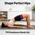 Resistance Bands Set 5 Levels Non-Slip Exercise Booty Bands