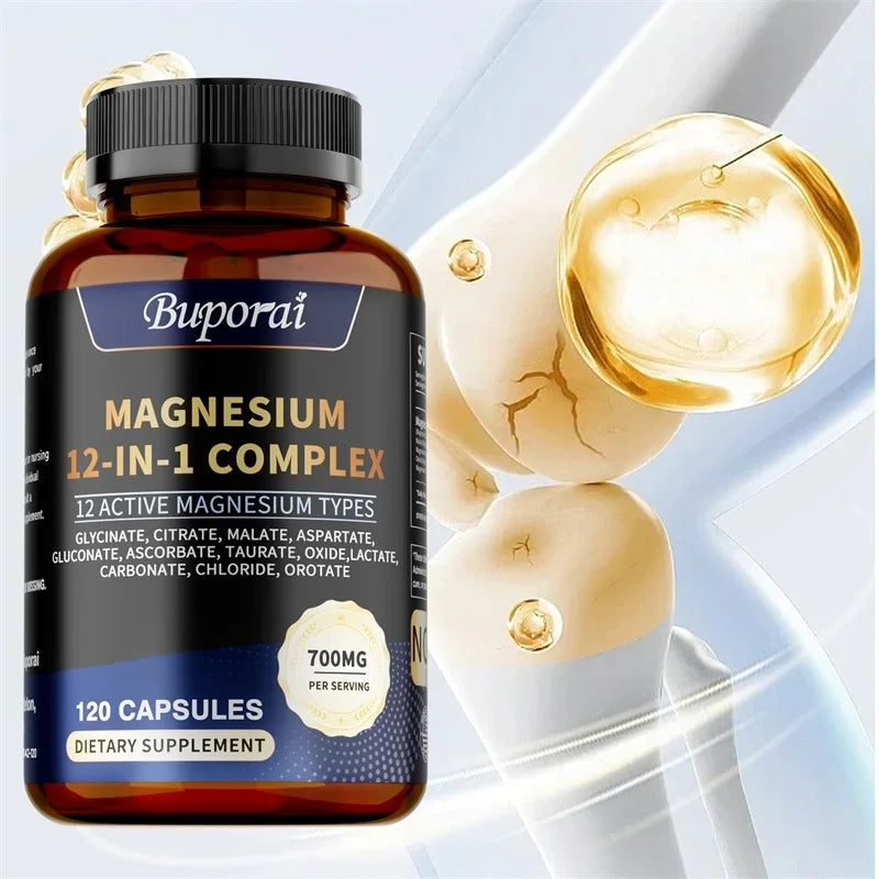 Magnesium Complex - Bone & Heart Health Supplement 120pcs