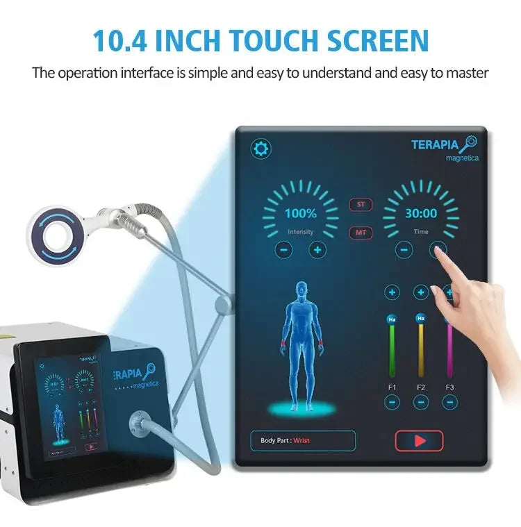 Non-Invasive Beauty Device For Relieving Body Pain And Muscle Relaxation Through Magnetic Therapy And Massage