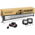 Off Road LED Light Bar with 2x36W Work Light Wire Kit 12V 24V Led Bar for Car Jeep Truck Patio